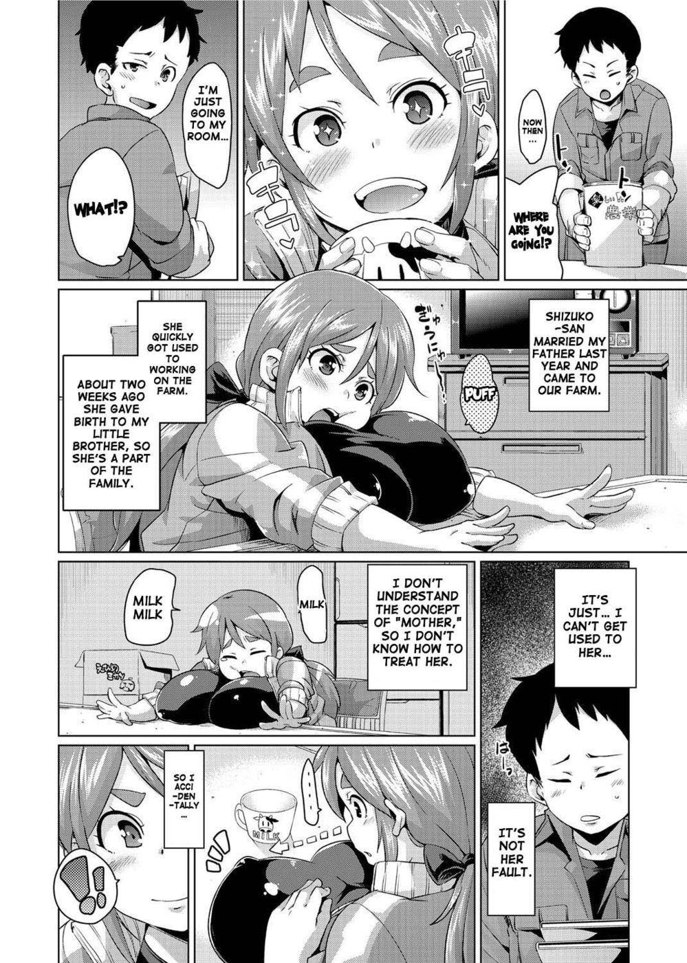 Hentai Manga Comic-Freshly Squeezed! Mama Milk-Read-3